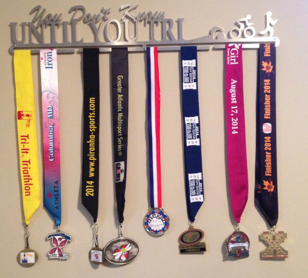 Triathlon medals
